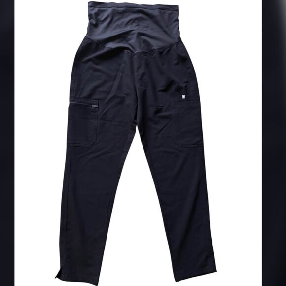 FIGS Maternity Yola Black Scrub Pants Women's size M - Picture 1 of 4